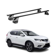 Barres Transversales Menabo pour Nissan X-Trail T32 2013-2017 Noir