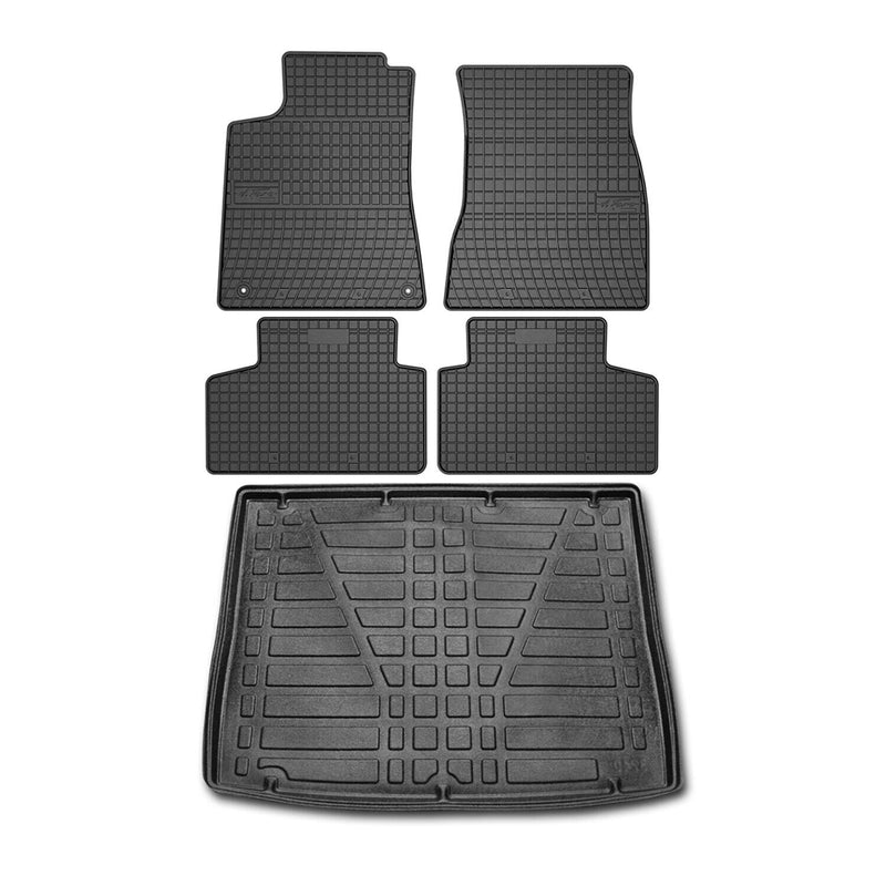 Kit Tapis de sol et coffre pour Mercedes GLB X247 2019-2024 TPE Noir