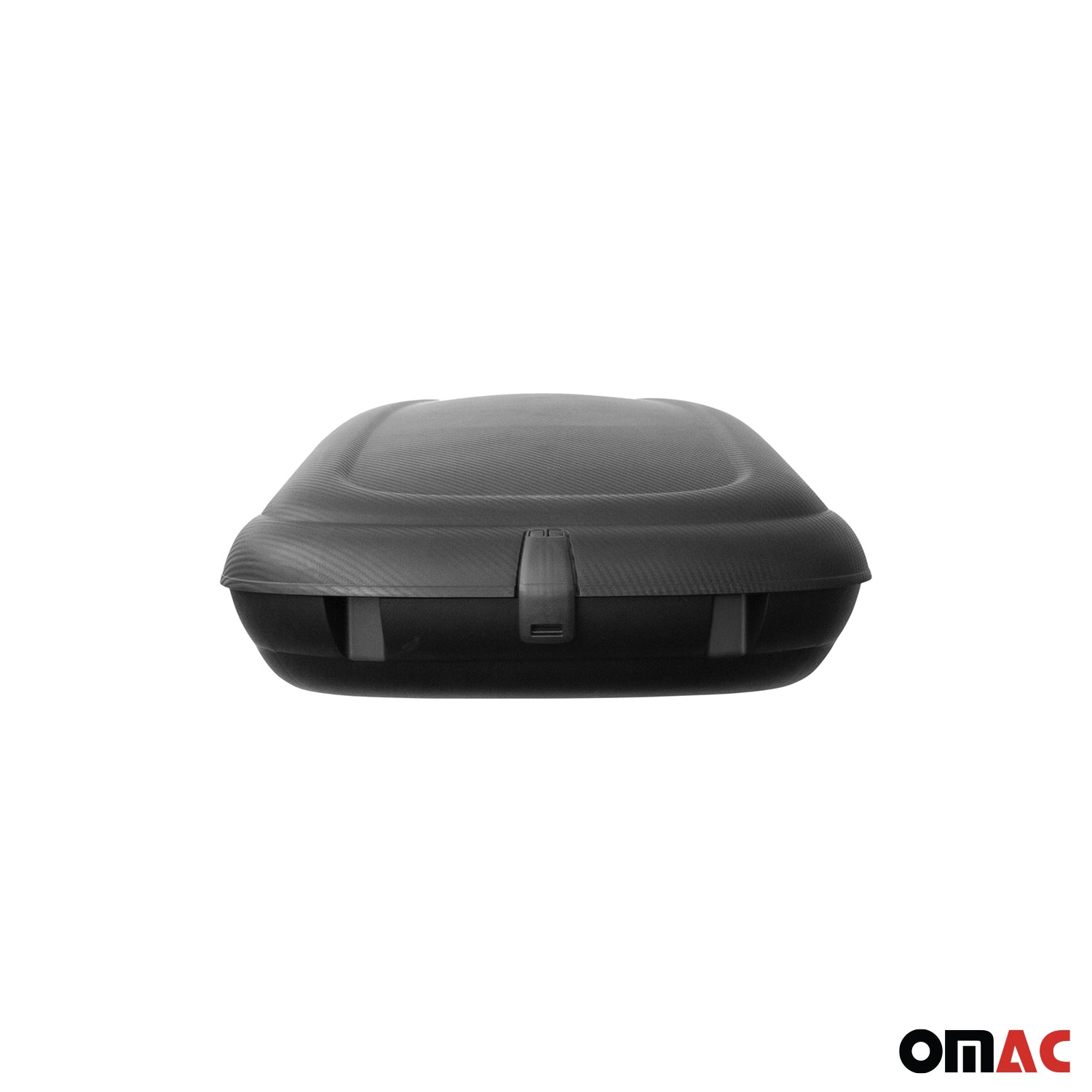 OMAC Coffre de toit 400 litres en fibre de carbone texturée homologué