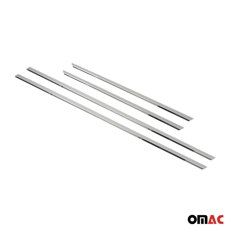 Baguettes de porte pour Renault Megane 2002-2009 en acier inox chrome