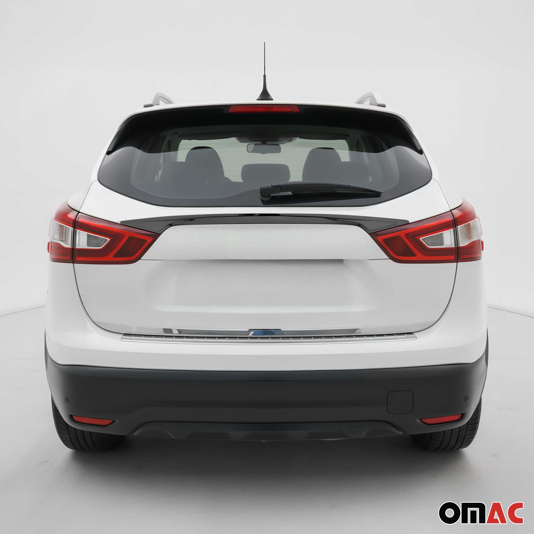 Poignée de Coffre Arrière pour Nissan Qashqai 2014-2021 acier inox foncé