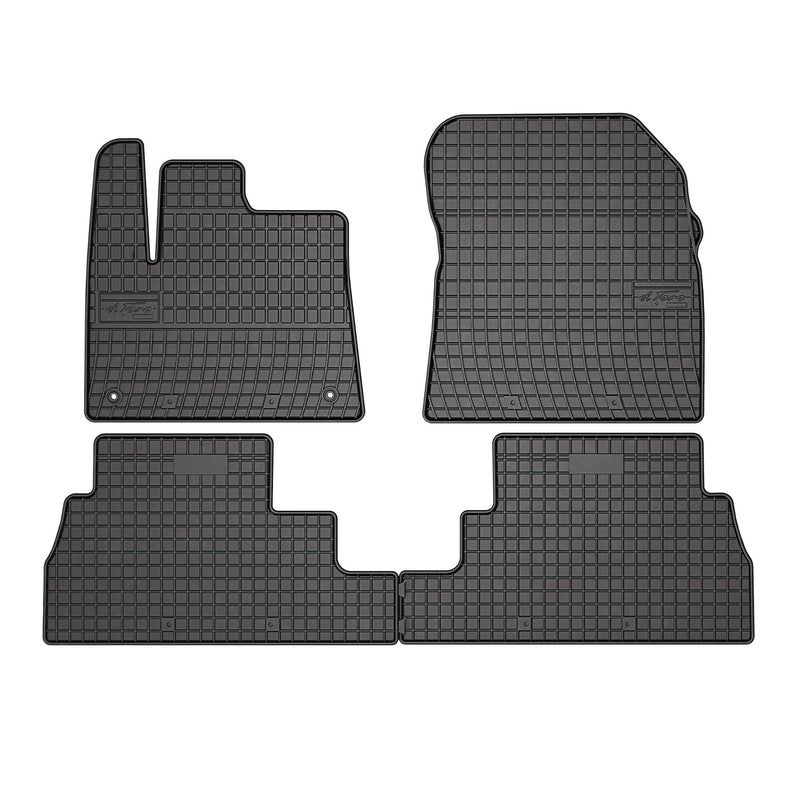 Tapis de Sol pour Opel Combo E 2018-2024 Caoutchouc Noir 4x