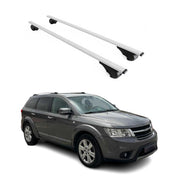 Barres de toit Transversales pour Fiat Freemont 2011-2024 Fer Argent