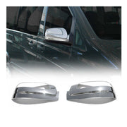 Coques de Rétroviseurs pour Mercedes Viano 2010-2014 en Acier Chromé Argent