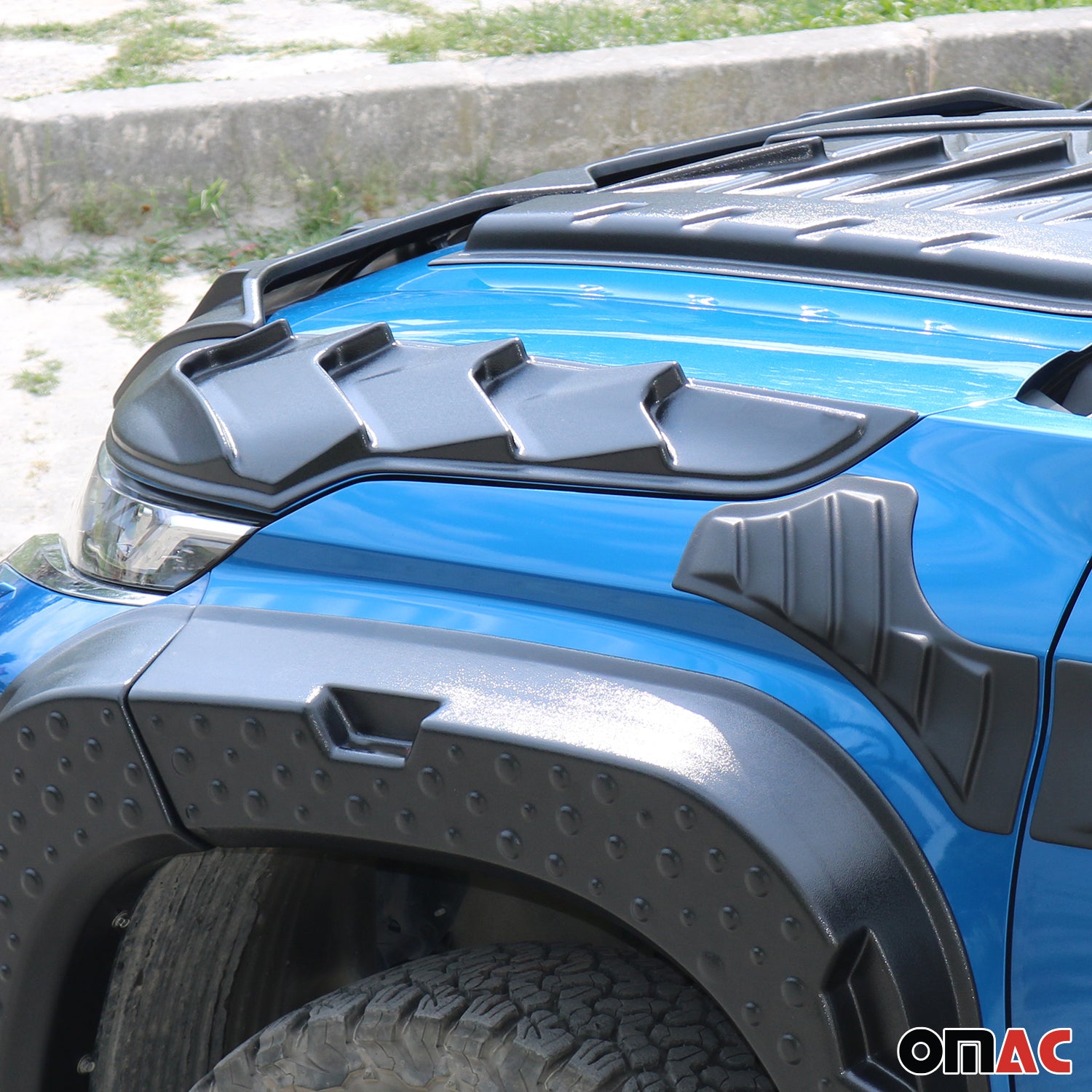 Déflecteur De Capot pour Mitsubishi L200 2019-2026 ABS 3 Pcs