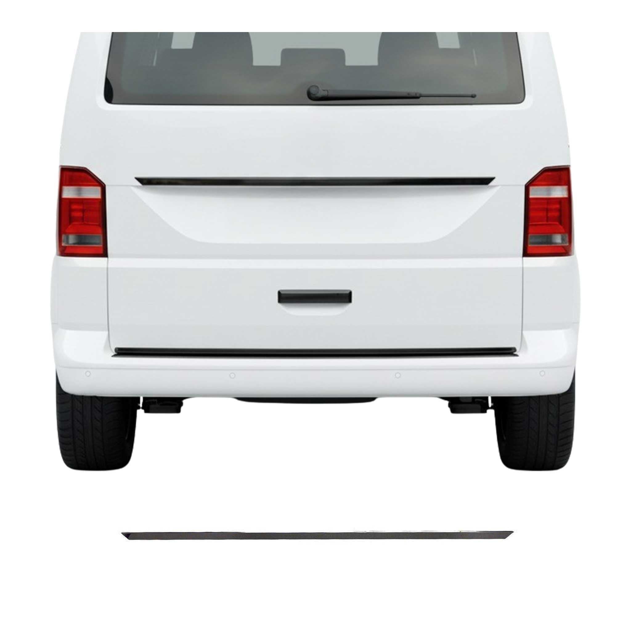 Poignée de Coffre Arrière pour VW T6 T6.1 Transporter 2015-2024 acier inox foncé