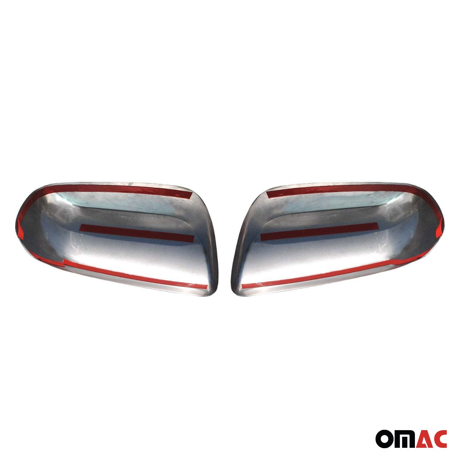 Coques de Rétroviseurs pour Toyota Corolla 2002-2007 en Acier Chromé Argent