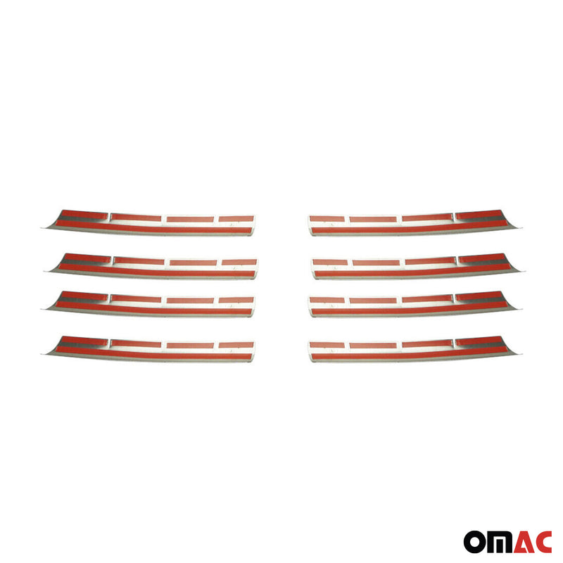 Moulure de Grille de Calandre pour VW Transporter T5 2003-2009 Chromé 8Pcs