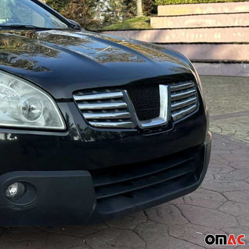 Moulure De Grille De Calandre Pour Nissan Qashqai 2006-2010 Chromé 8x