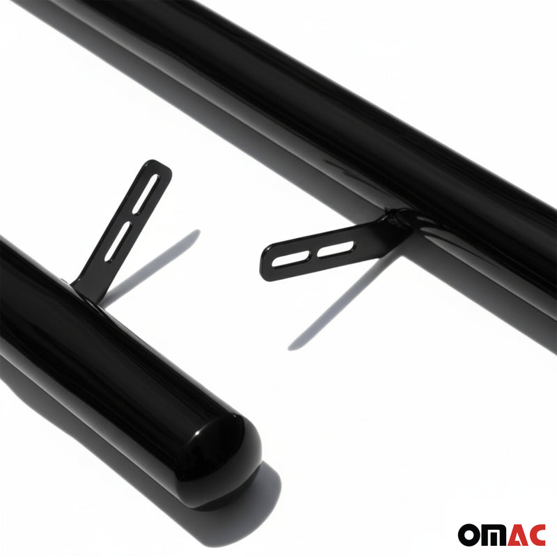 Marchepieds Latérales pour VW T6 T6.1 Transporter 2015-2024 Ø70mm L1 Court inox