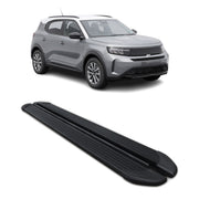 Marchepieds Latéraux pour Opel Frontera 2024-2026 Noir Aluminium 2Pcs