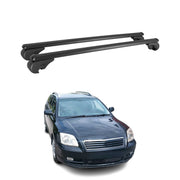 Barres de toit Transversales pour Toyota Avensis Break 1997-2000 Aluminium Noir