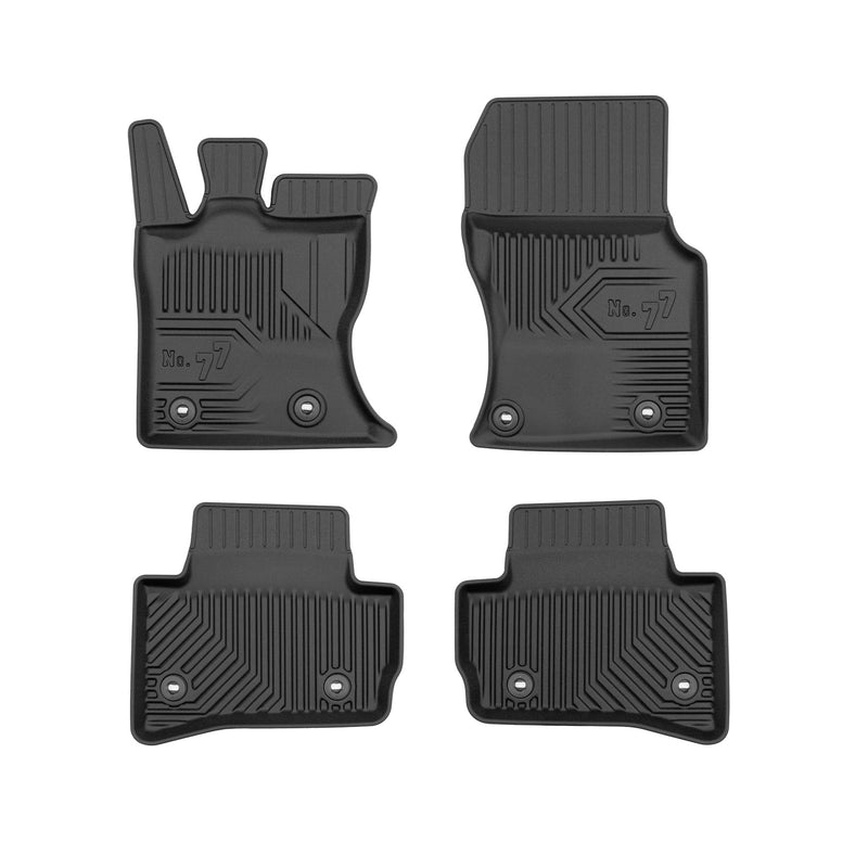 Tapis de Sol de Voiture pour Jaguar F-Pace 2016-2025 TPE Antidérapant Noir 4Pcs
