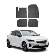 Tapis de Sol pour Opel e-Corsa 2019-2026 Caoutchouc Noir