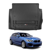 OMAC Tapis de coffre caoutchouc pour BMW Série 1 F20 5 portes 2011-2019 TPE Noir