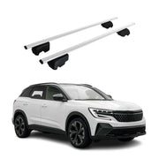 Barres de toit Transversales pour Renault Austral 2022-2026 Acier Gris 2Pcs
