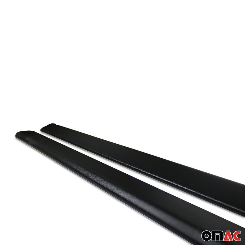 Jupes Latérales de Voiture pour VW Caddy 5 2021-2025 L1 court Noir ABS 2Pcs