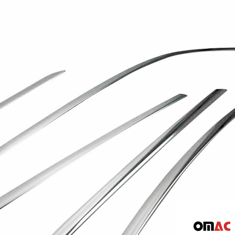 Baguettes pour contour Latérales pour Renault Megane 2015-2020 inox chrome