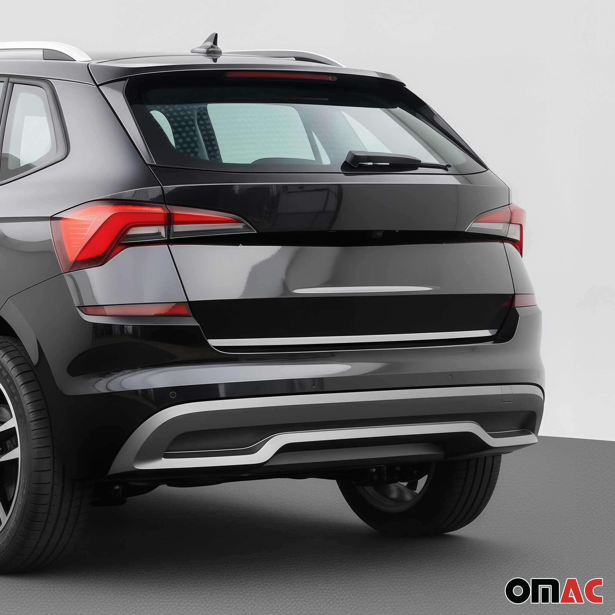 Garniture de Hayon Coffre pour Skoda Kamiq 2019-2026 acier inox
