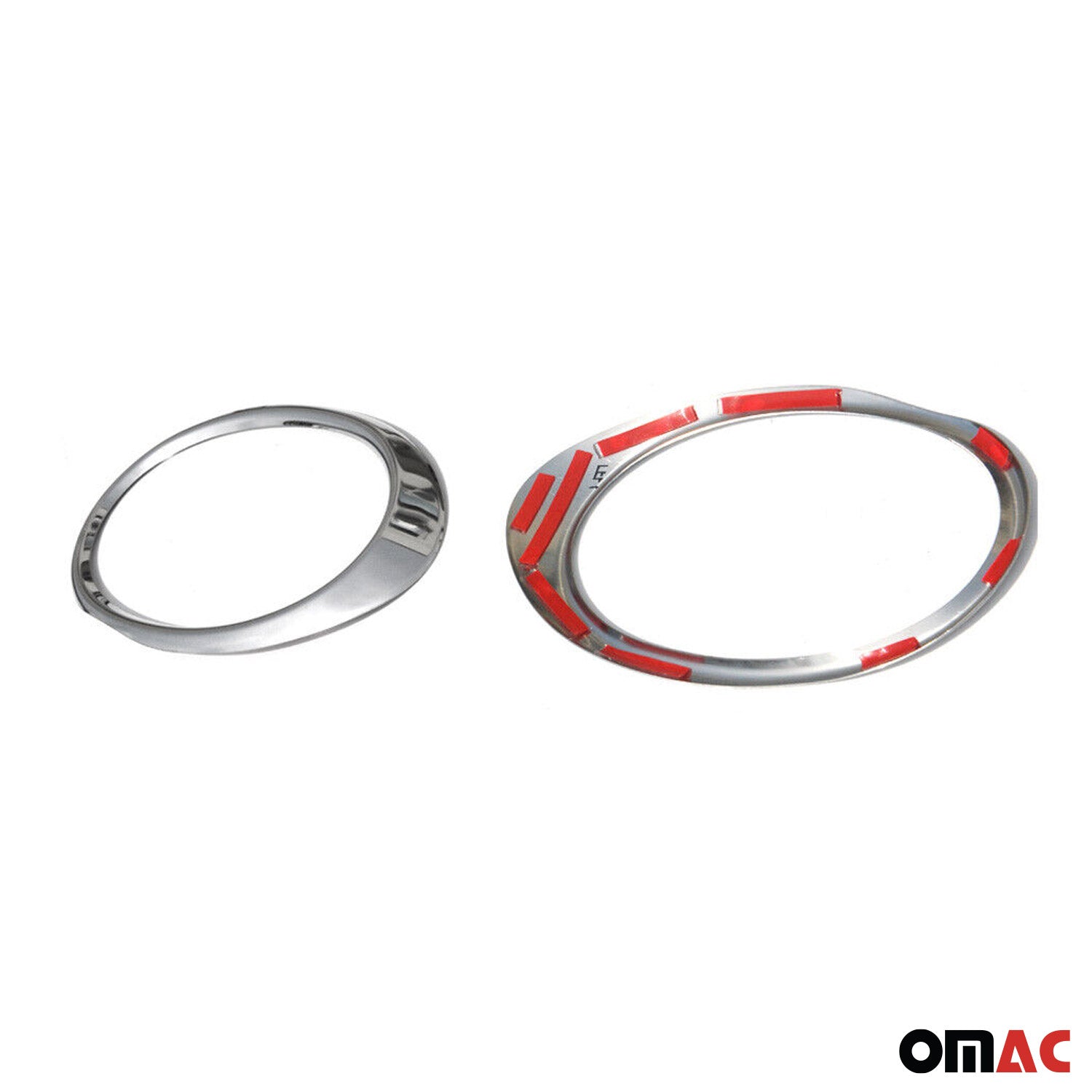Cadre Phare Antibrouillard pour VW Jetta 2010-2014 en acier inox Chromé