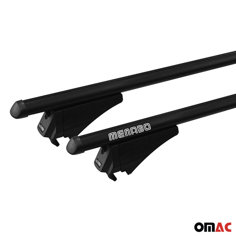 Tiger Barres de toit transversales pour Audi A6 C7 4G Allroad 2012-2018 Noir