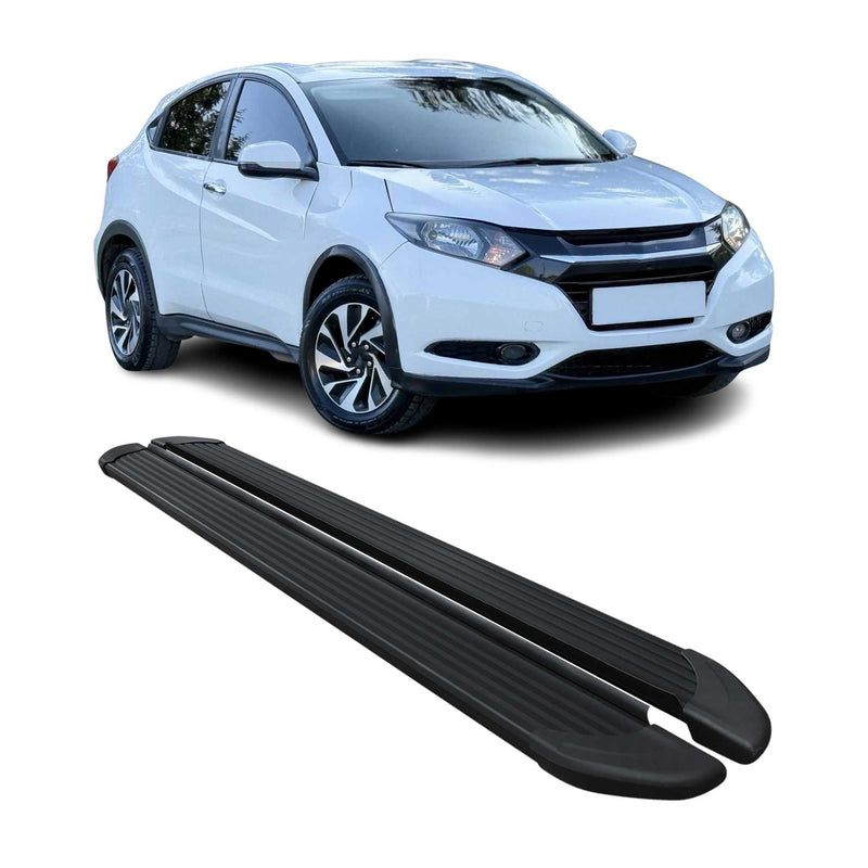 Marchepieds Latéraux pédale pour Honda HR-V 2016-2021 Noir Aluminium 2Pcs