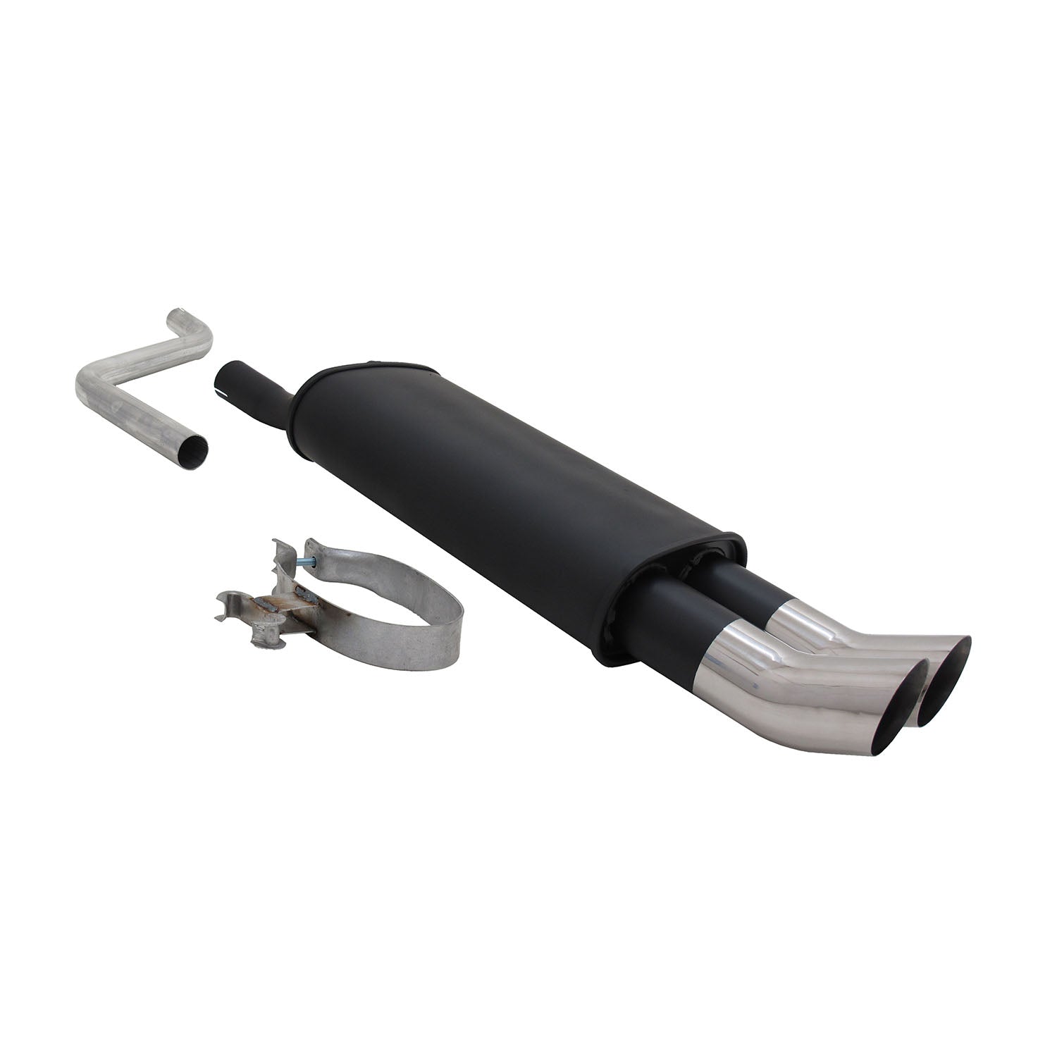 Échappement arrière sport Novus pour VW Polo 2 / 3 86C 2x76mm DTM avec ABE
