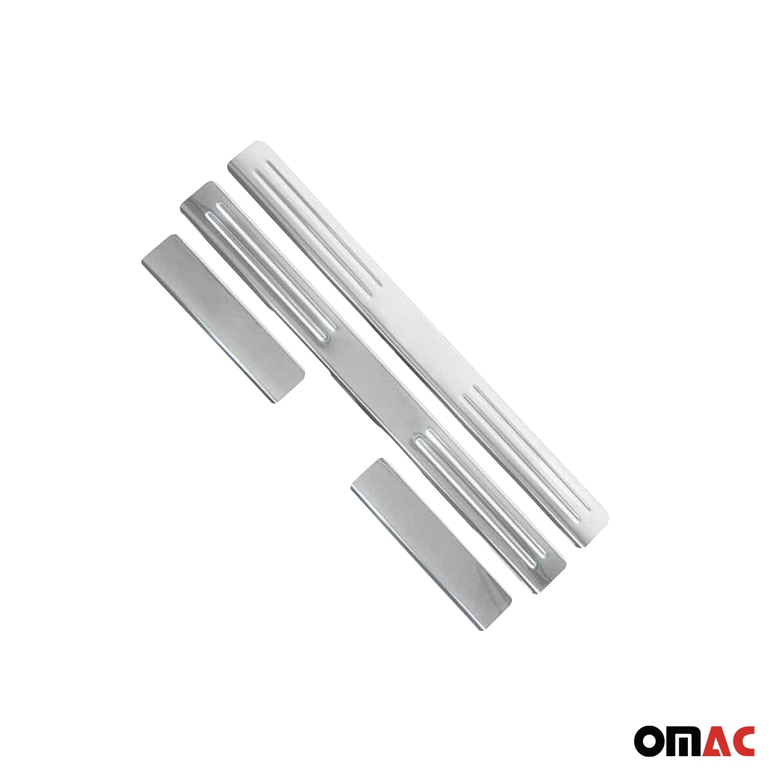 Couverture de Seuil de porte pour VW Polo 2017-2026 acier inox chromé 4 Pcs