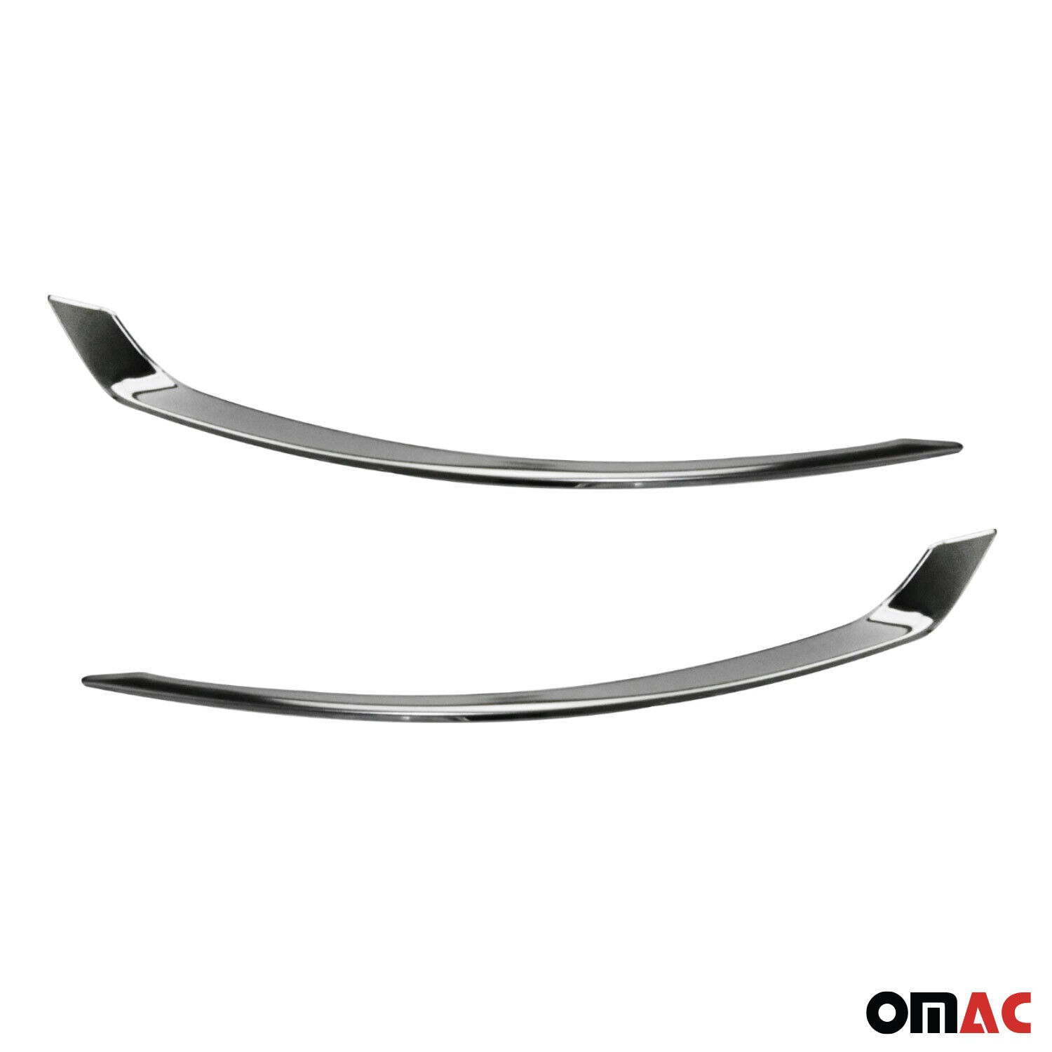Garniture Réflecteurs Arrière pour Fiat Tipo 2015-2026 Berline acier inox 2 Pcs