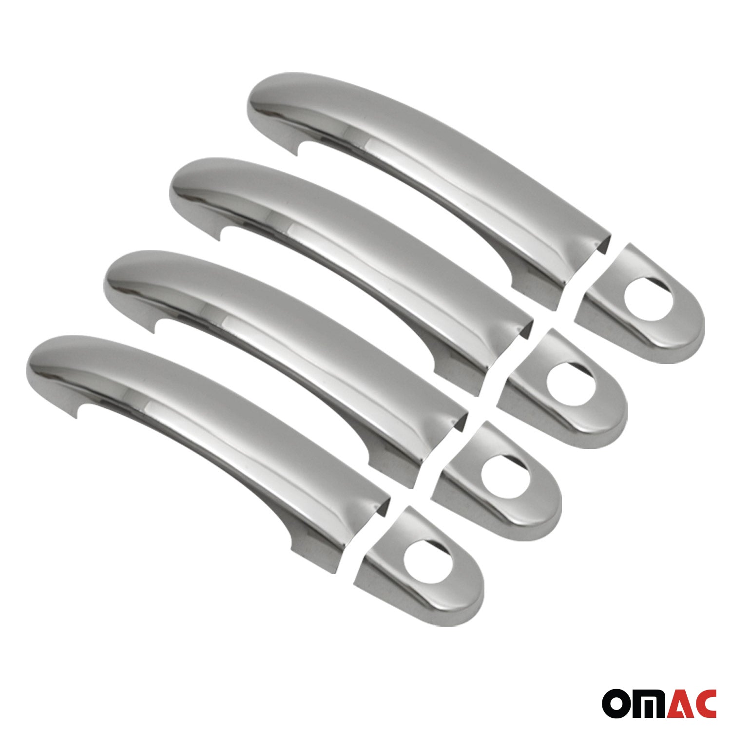 Couverture poignée de porte pour VW Multivan T5 2003-2015 4 Portes Acier 8Pcs