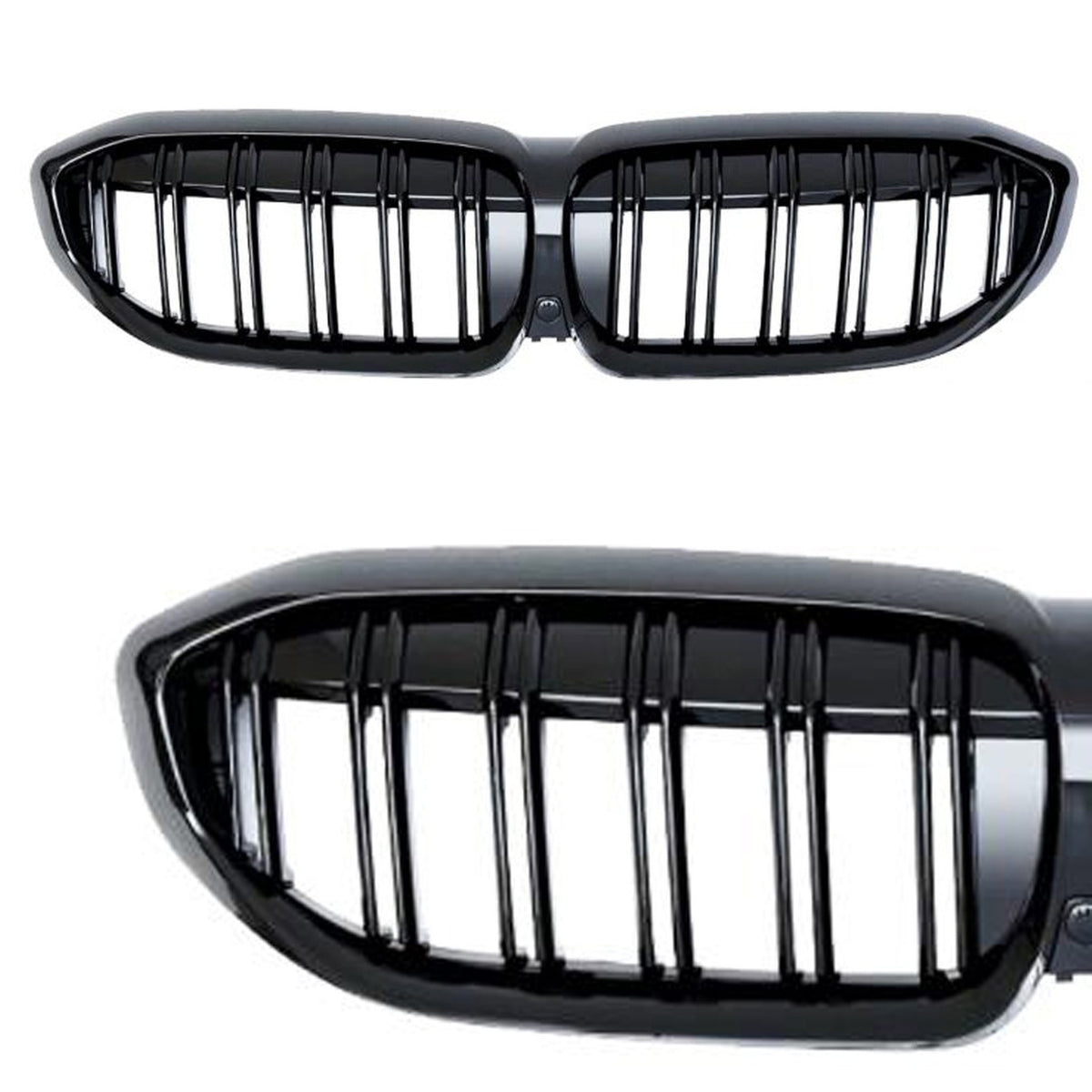 JOM Calandre pour BMW Série 3 (G20/G21) 2019- ABS Noir Brillant