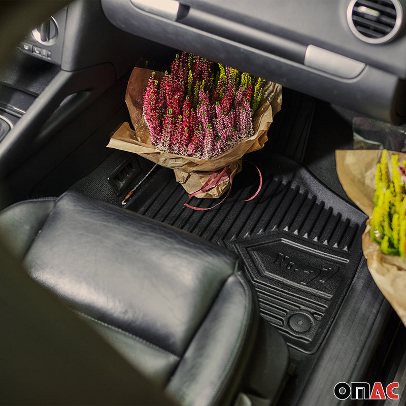 Tapis de sol pour SsangYong Musso 2018-2025 / Musso Grand 2018-25 TPE Noir 4Pcs