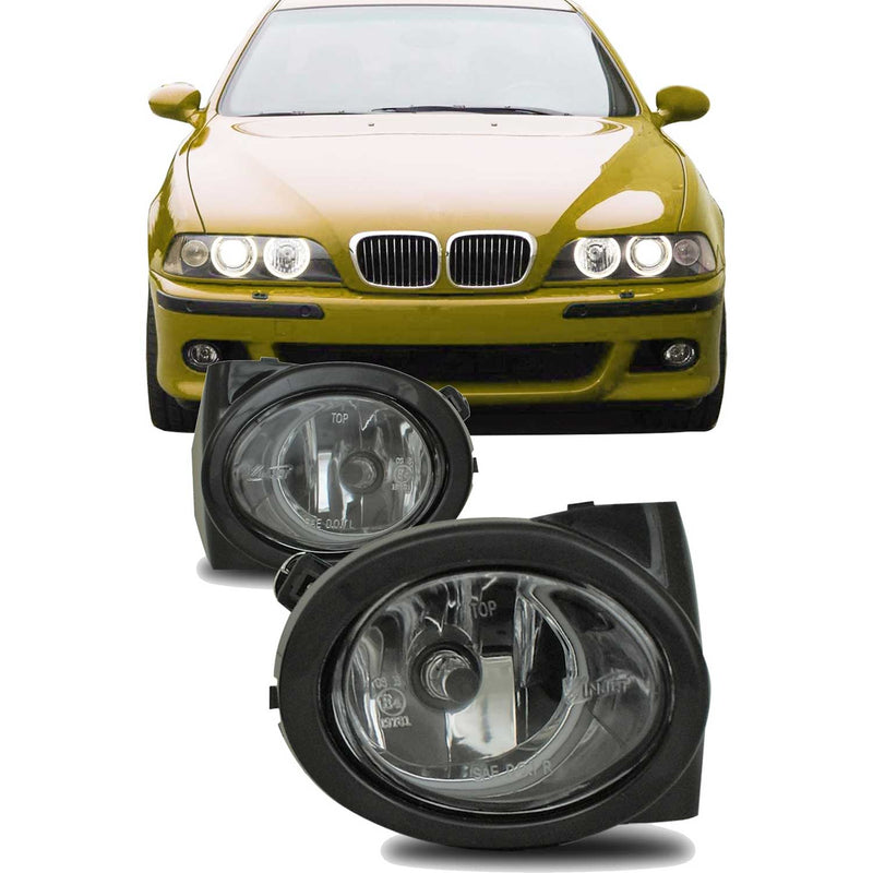 Phare antibrouillards vitre clair pour BMW Series 3 E46 M3 E39 M5 Verre clair 2x