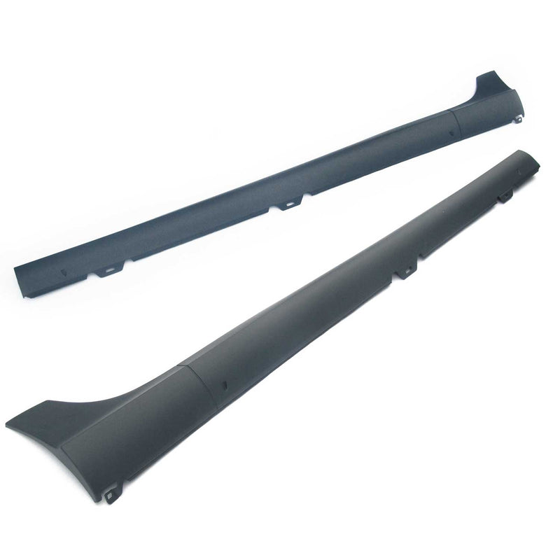 Bas de caisse jupe latéral pour Volkswagen Golf 5 4 portes 2003-2009 ABS Noir 2x