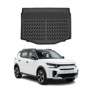 Tapis de coffre pour Citroen E-C3 2025-2027 Noir 3D en Caoutchouc TPE