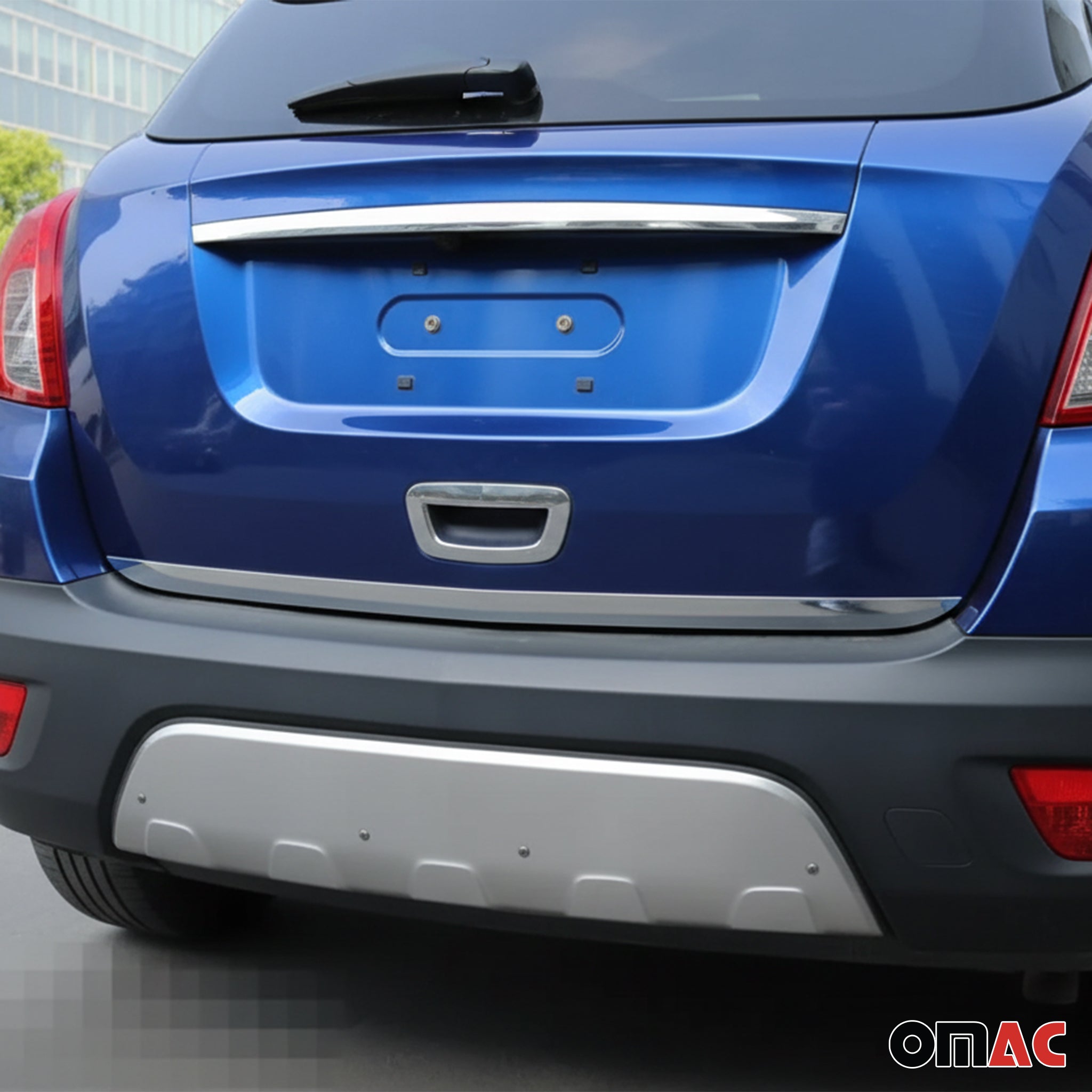 Garniture de Hayon Coffre pour Opel Mokka A 2012-2016 acier inox