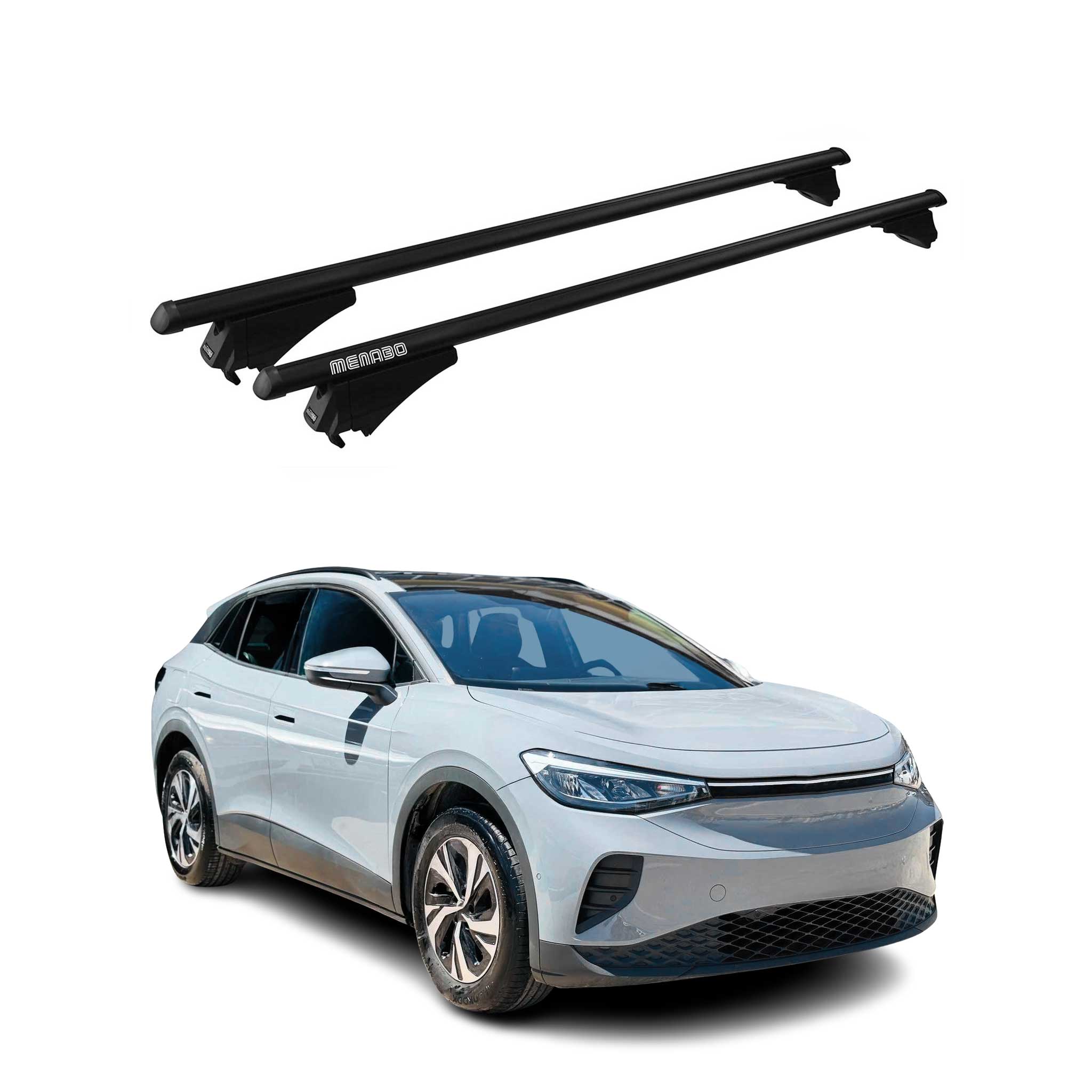 Tiger Barres de toit transversales pour VW ID.4 2021-2026 Noir