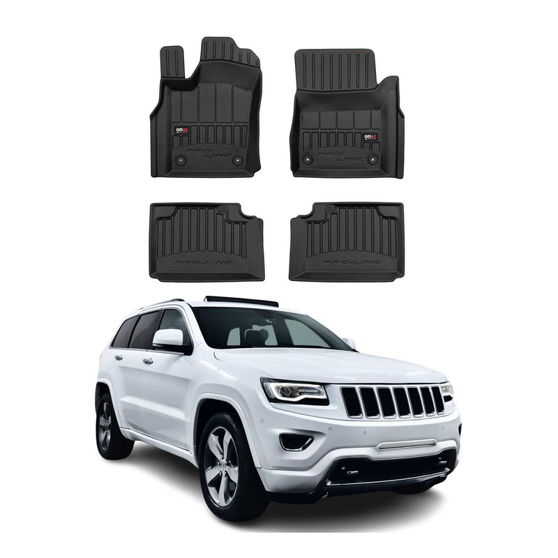 2013-2015 Jeep Grand Cherokee OMAC Tapis de sol en caoutchouc Noir Premium