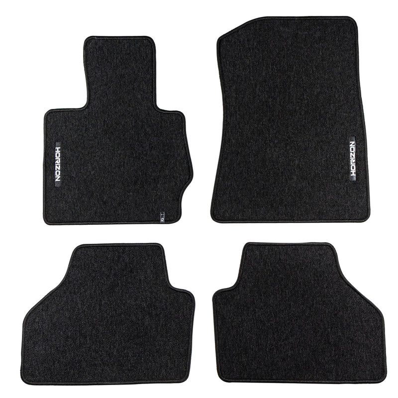 Tapis de Sol de Voiture pour BMW X4 F26 2014-2018 Velours solide et durable 4Pcs