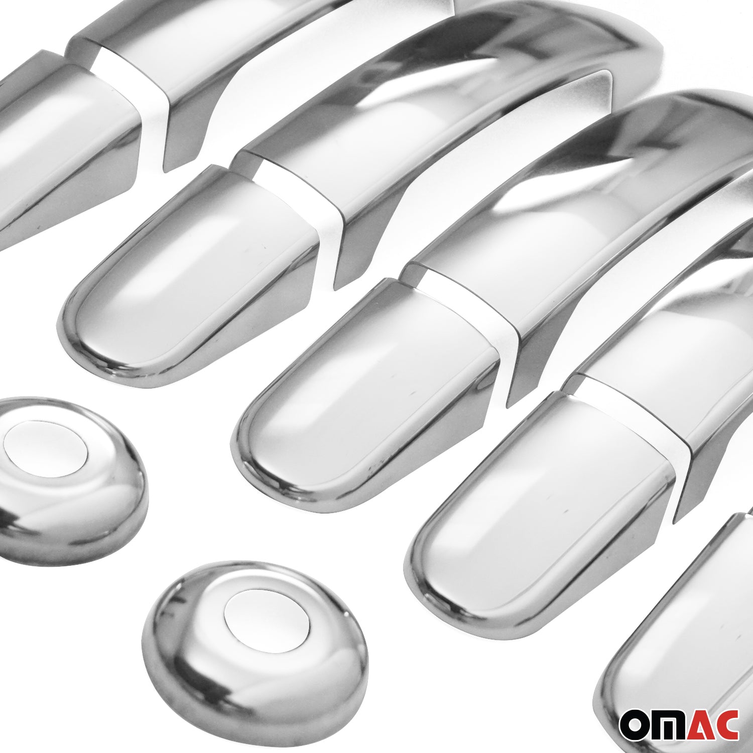 Couverture de poignée de porte pour Ford Transit 2015-2026 en Acier Inox 12Pcs