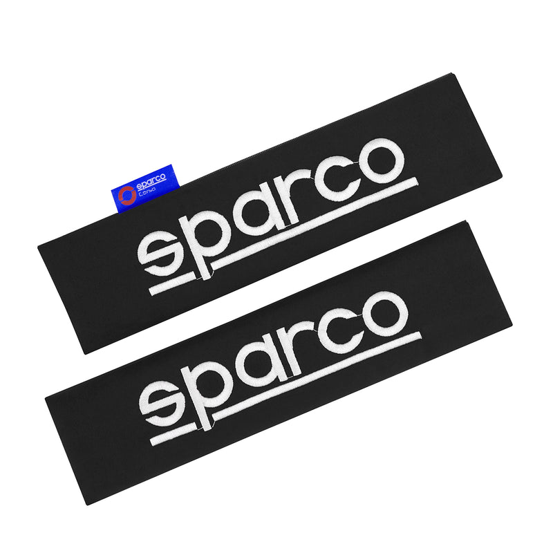 SPARCO coussin de ceinture deux coussinet de ceinture de sécurité en noir