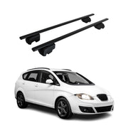 Barres de toit Transversales pour Seat Altea XL 2006-2015 ABE Noir
