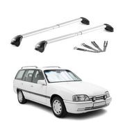 Barres de toit pour Opel Omega B Break 1994-2003 Alu Gris Argenté 2 pièces ABE