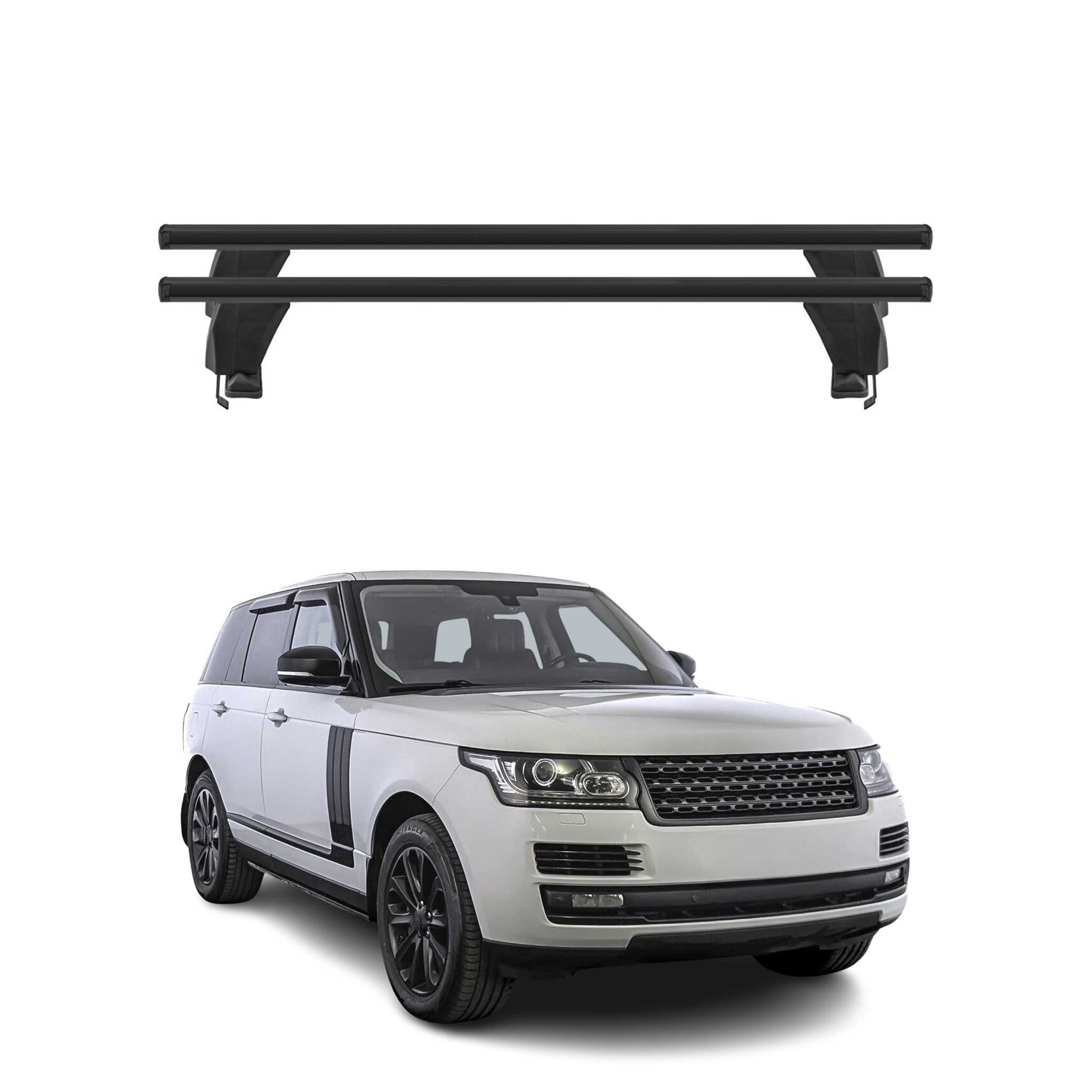 Barres de toit Transversales pour Land Rover Range Rover L405 2013-2021 Noir 2x