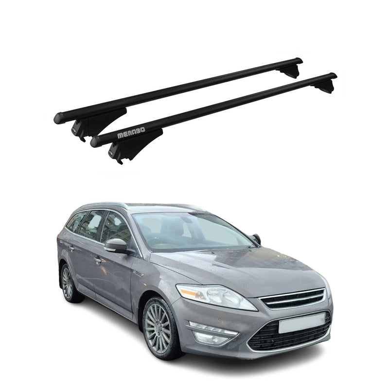 Tiger Barres de toit transversales pour Ford Mondeo mk4 Turnier 2010-2014 Noir
