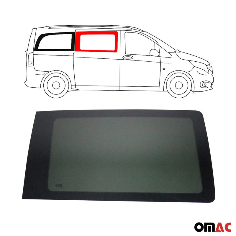 Vitre de Porte pour Mercedes Vito W447 2014-2024 L2 L3 Avant Droit Verre fixe