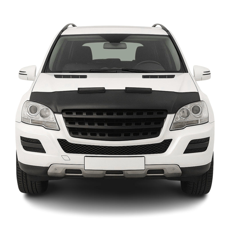 Protège Capot pour Mercedes Classe Ml W164 2005-2011 Masque vinyle Noir