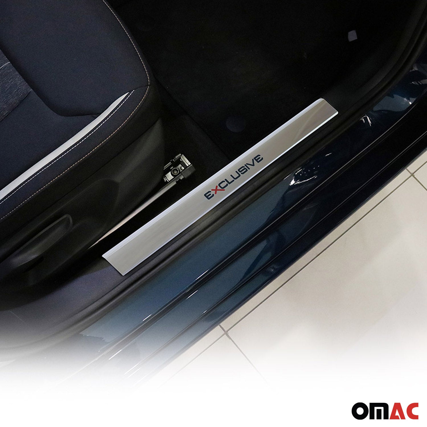 Couverture de Seuil de porte pour Skoda Scala 2019-2025 inox chromé Exclusive 2x