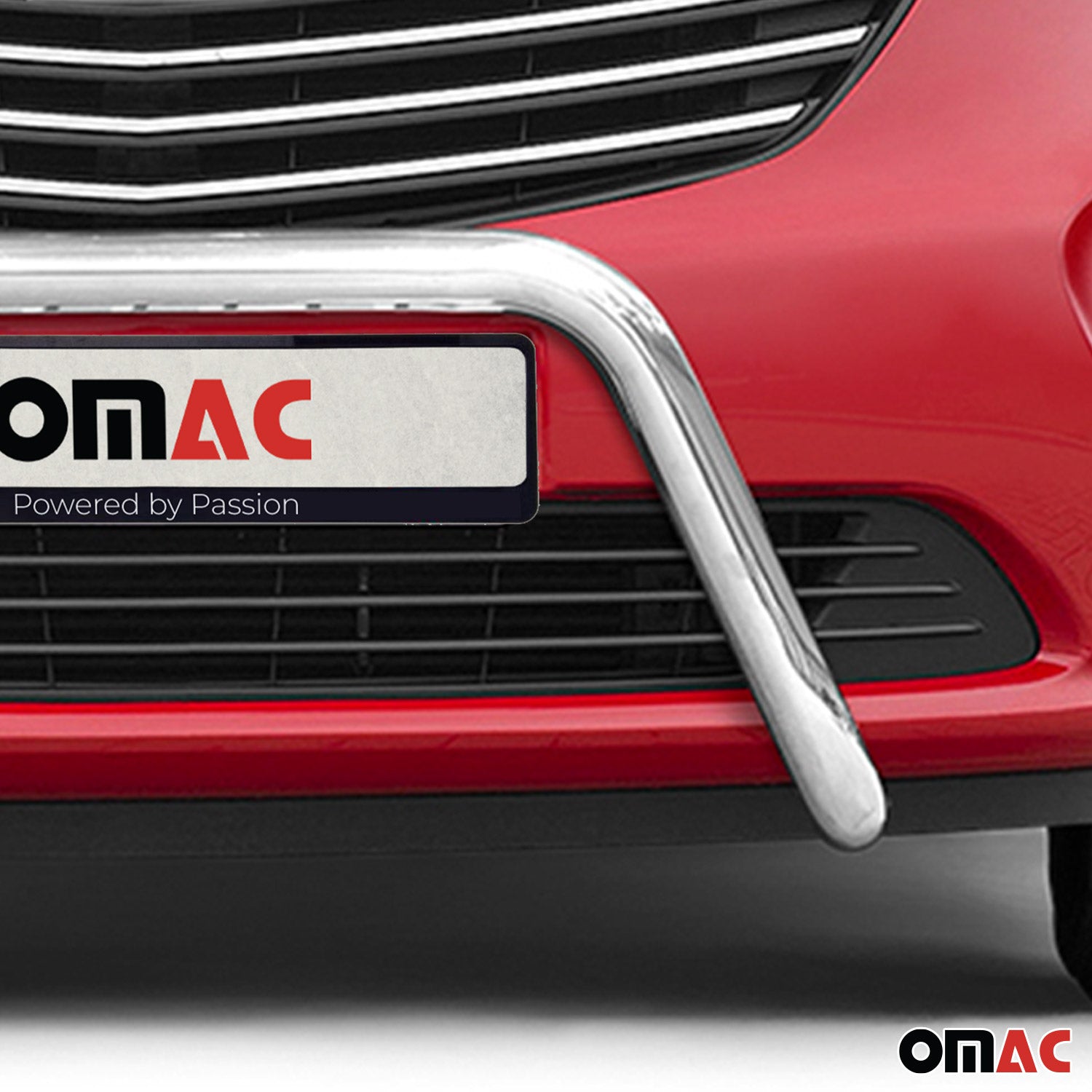 Pare-Buffle Avant Pour Opel Vivaro B 2014-2019 en Acier Inoxydable Argent