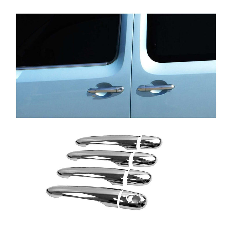 Couverture de poignée de porte pour Renault Kangoo 2008-2021 en Acier chromé